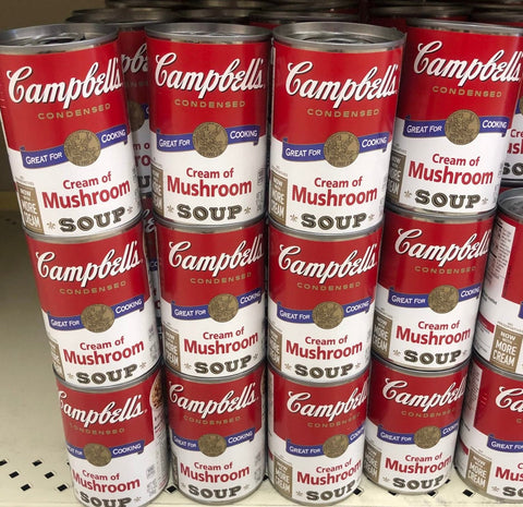 16 Campbell's Condensed Cream of Mushroom Soup 10.75 oz Cans