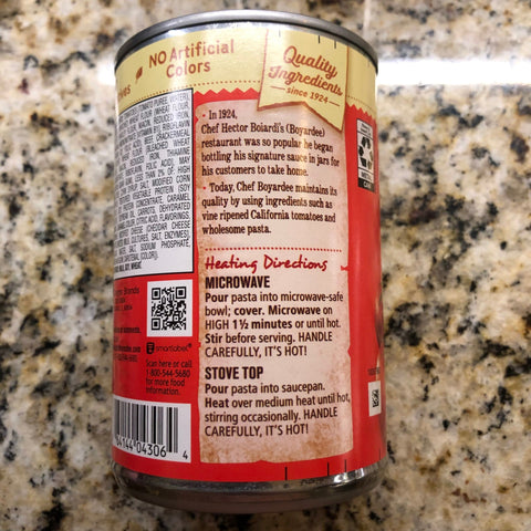 16 Chef Boyardee Mini Ravioli 15 oz Cans Pasta Tomato Sauce