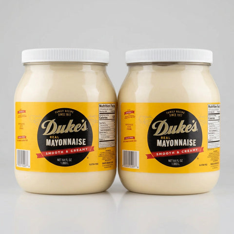 2 Jars Duke's Mayonnaise 1 Gallon of Duke Dukes creamy Mayo