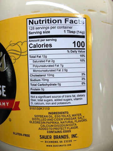 2 Jars Duke's Mayonnaise 1 Gallon of Duke Dukes creamy Mayo