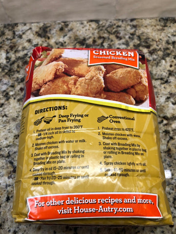 House Autry Crispy Fried Chicken Breader Mix Flour Breast Leg Wing, 5 lb