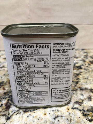Great Value Corned Beef, 12 oz