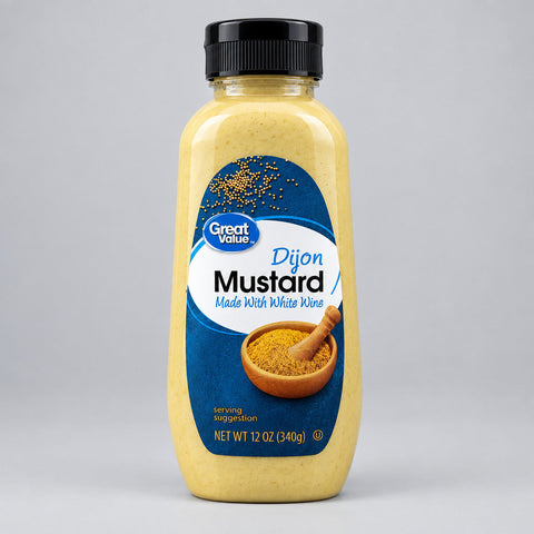 Great Value Squeeze Bottle Dijon Mustard, 12 oz