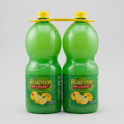 2 Bottles ReaLemon Real Lemon Juice 3 qts Citrus Mix Marinade