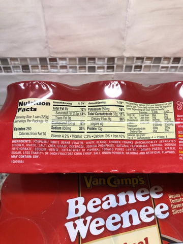 24 Cans of Van Camp's Beanee Weenee, 7.75 oz