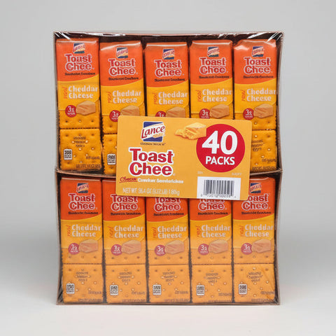 80 packs Toastchee Lance Sandwich Crackers Cheese Nipchee NABS