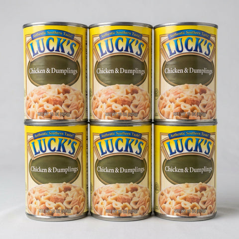 6 Cans of Luck's Chicken and Dumplings, 15 oz