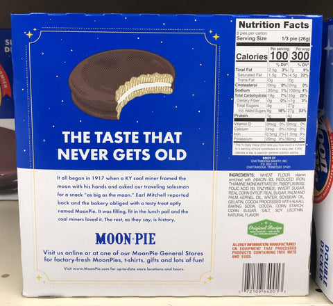 Dozen Double Decker Chocolate Moon Pie Graham Marshmallow MoonPie Cake Original