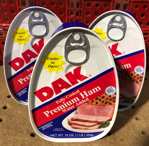 3 Dak Premium Canned Ham 16oz (1LB.) Fully Cooked THREE