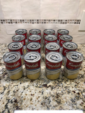 16 Campbell's Condensed Cream of Chicken Soup 10.75 oz Cans
