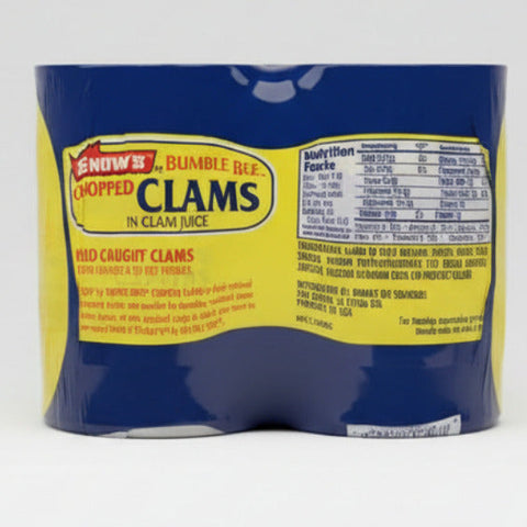 24 CANS BUMBLE BEE Snow's Ocean Chopped Clams Can