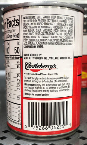 Castleberry's Bunker Hill Chili Sauce No Beans, 10 oz