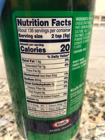 THREE Kraft Grated Cheese Parmesan Cheese 24 oz Jar Spaghetti Alfredo