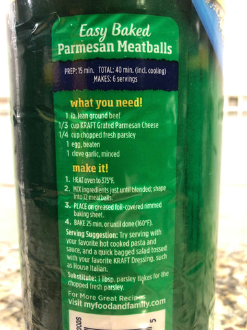 Three Kraft Grated Cheese Parmesan Cheese 24 oz Jar