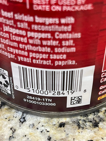 4 Cans of Campbell's Chunky Spicy Sirloin Burger Soup, 18.8 oz
