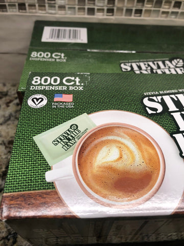 1600 Packets Stevia in the Raw Substitute Sweetner 2 Boxes