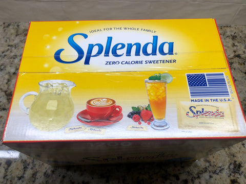1200 Packets Splenda No Calorie Sweetner Sugar Substitute tea coffee