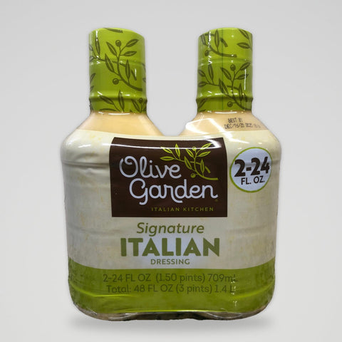 2 Bottles of Olive Garden Signature Italian Dressing, 24 oz