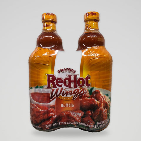 Frank's Red Hot Buffalo Wings Sauce 2x25 fl oz Bottle