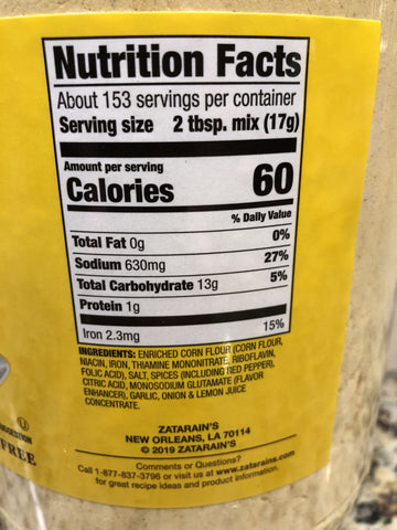 Zatarain's Seasoned Fish-Fri 92 oz.