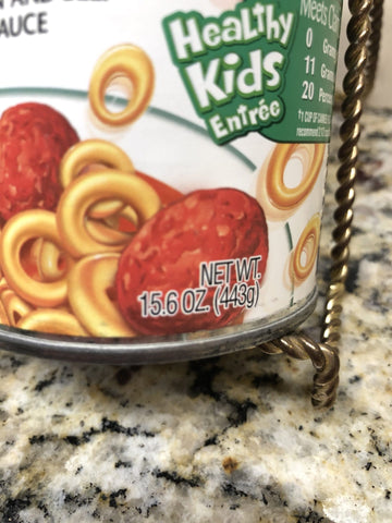 11 Campbell's SpaghettiOs Pasta with Meatballs Cans Tomato Sauce