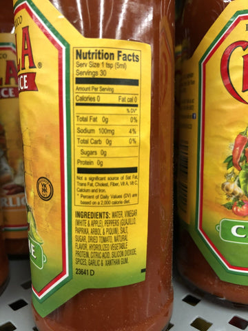 Cholula Food Chili Lime Hot Sauce, 5 oz