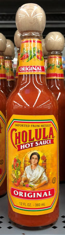 Cholula Food Original Hot Sauce 12 oz Pepper Sauce Tacos Nachos Soup Eggs (Copy)