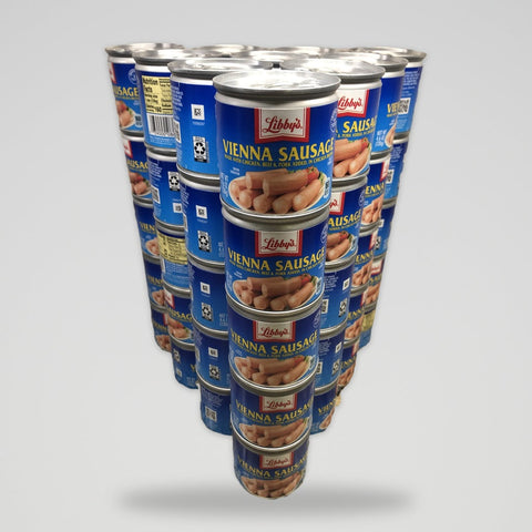 Libby Vienna Sausages 50 Cans Lot Meat Chicken Beef Pork Wieners