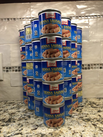 Libby Vienna Sausages 50 Cans Lot Meat Chicken Beef Pork Wieners