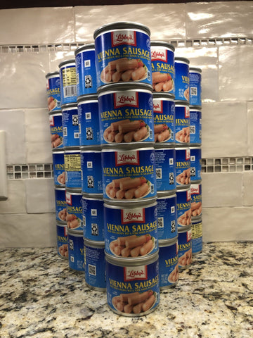 Libby Vienna Sausages 50 Cans Lot Meat Chicken Beef Pork Wieners