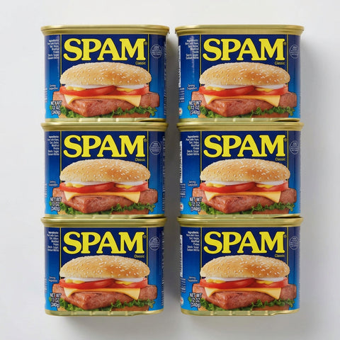 6 Cans of Spam Classic, 12 oz