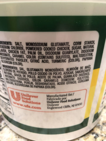 Knorr Chicken Flavor Bouillon 70.4 Oz Calde con Sabor de Pollo 41gal Stock