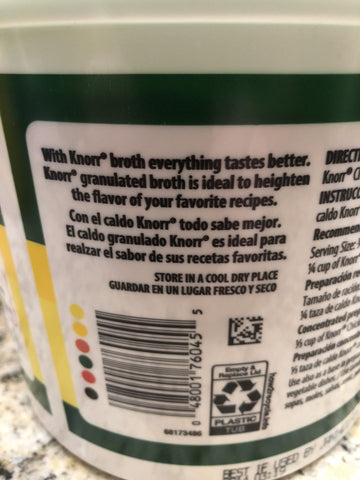Knorr Chicken Flavor Bouillon, 70.4 oz