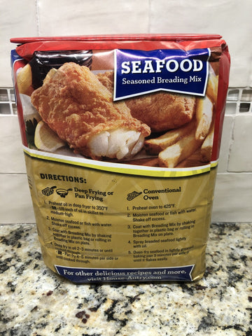 House Autry Crispy Fish Fry Seafood Breader Mix Flour Catfish Flounder, 5 lb