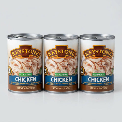 3 Cans of Keystone All Natural Chicken, 14.5 oz