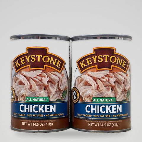 2 Cans of Keystone All Natural Chicken, 14.5 oz
