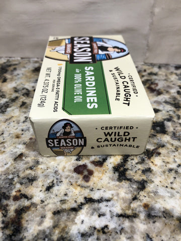 10 Cans Season Wild Caught Sustainable Fish Sardines Can Snack