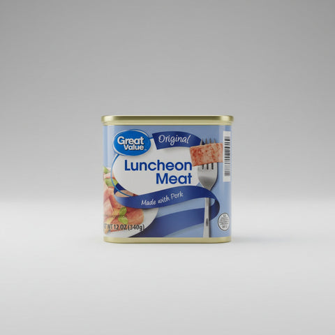 6 CANS Great Value Original Luncheon Meat 12 oz. like Spam Treet
