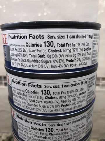 8 CANS Bumble Bee Solid White Albacore Tuna in Water 5 oz Can