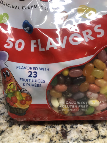2 BAGS Jelly Belly 50 Flavor Gourmet Jelly Beans 6 lbs. Candy
