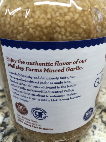 Wellsley Farms Minced Garlic, 32 oz