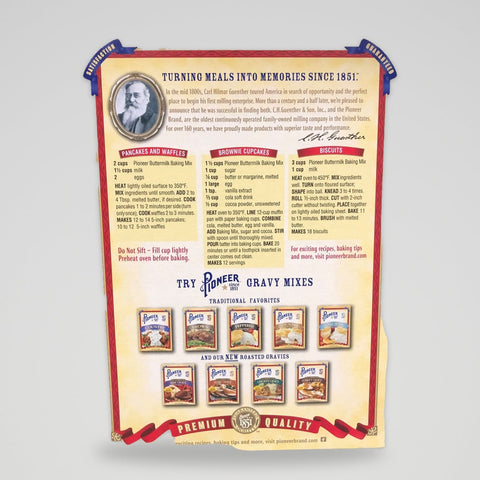 Pioneer Brand Buttermilk Biscuit & Baking Mix Pancake, 40 oz