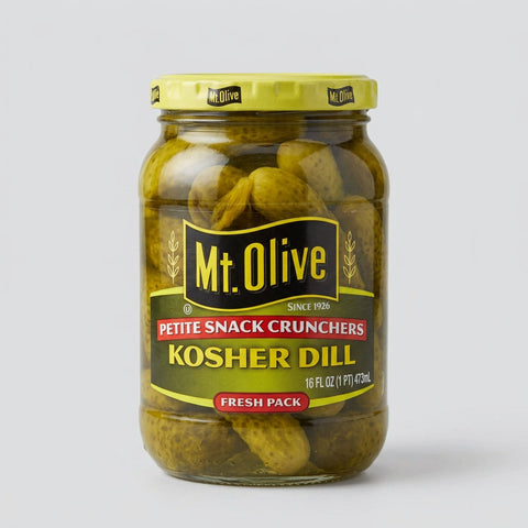 Mount Olive Petite Snack Cruncher Kosher Dills Pickles Mt