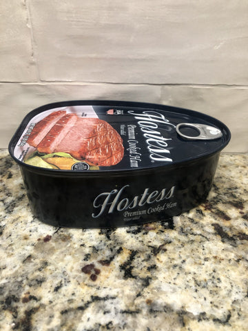 12 Hostess Premium Cooked Canned Ham 16oz (1LB) dak picnic ONE DOZEN