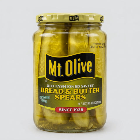 Mount Olive Old Fashioned Sweet Bread and Butter Spears Pickles, 24 oz