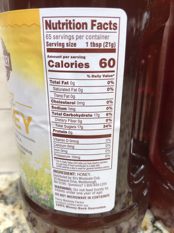 2 Bottles of Wellsley Farms 100% Pure Honey, 6 lb