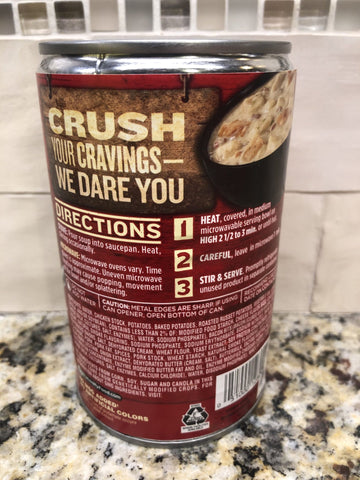 12 Cans of Campbell's Chunky Baked Potato with Cheddar & Bacon Bits Soup, 18.8 oz