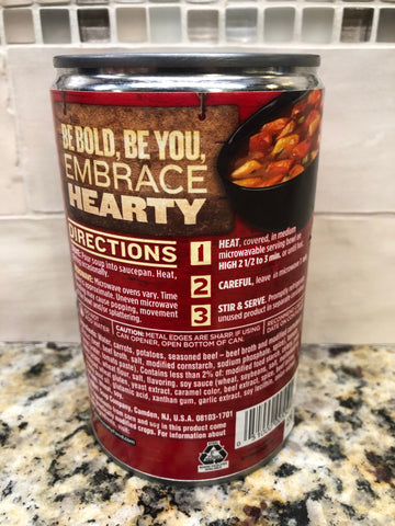 12 Cans of Campbell's Chunky Beef with Country Vegetables Soup, 18.8 oz