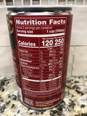 12 Campbell's CHUNKY Steak & Potato Soup 18.8 oz Cans