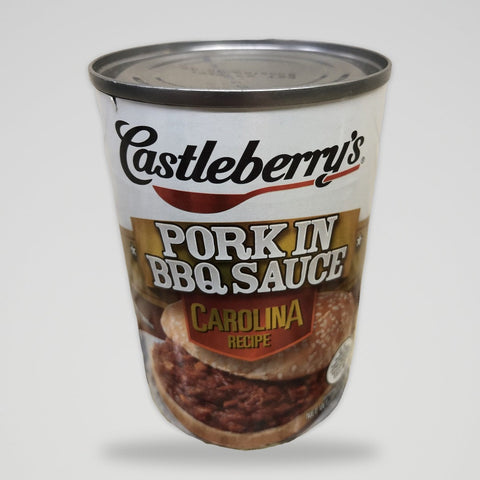 Castleberry's Carolina Recipe Pork in BBQ Sauce Sandwich Chopped Pulled Meat